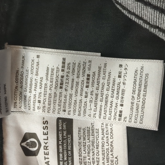 Women's Levi's 724 High Rise Straight Black Denim Jeans Size W29 L32 NWT - Picture 6 of 8